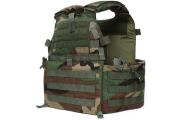 Image of LBT Modular Plate Carrier, Woodland, Medium, LBT-6094A WOOD