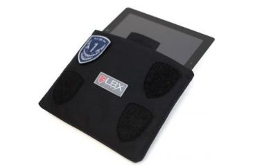 Image of LBX Tactical Patch Up iPad Sleeve, Black LBX-0015 BLACK