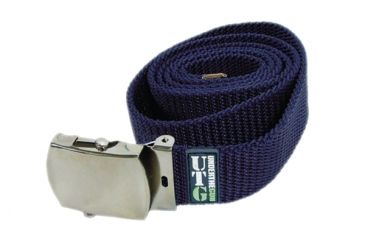 Image of Leapers Military Dress Belt Navy Blue Pvc B542g