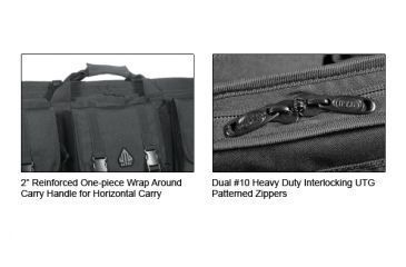Image of Leapers Combat Web 38in Weapon Case, Black