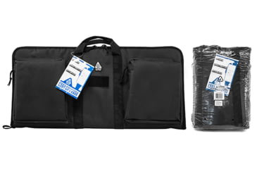 Image of Leapers UTG 28 in KIS Keep-It-Simple Soft Gun Case, Black, PVC-KIS28B