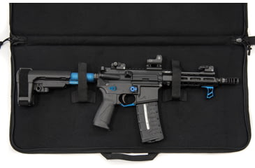 Image of Leapers UTG 28 in KIS Keep-It-Simple Soft Gun Case, Black, PVC-KIS28B