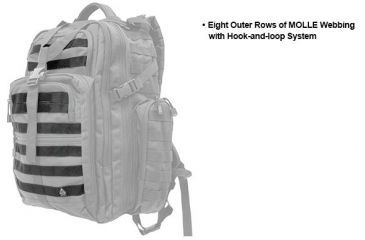 Image of Leapers UTG 3-Day Situational Preparedness Back Pack,Black PVC-P372B