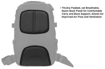 Image of Leapers UTG Ambi 24/7 Cross Body Shoulder Vital Sling Pack,Black PVC-SP247B