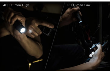 Image of Leapers UTG Everyday Carry Flashlight, 400 Lumen, Black, LT-ELEDC01