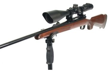 Image of Leapers UTG Monopod with V-Rest and Camera Adaptor, 20.5in. to 58.75in., _x000D_ TL-MP150Q