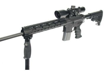 Image of Leapers UTG Monopod with V-Rest and Camera Adaptor, 20.5in. to 58.75in., _x000D_ TL-MP150Q