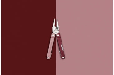 Image of Leatherman Rebar 2.9in Multi-Tool, 420HC Stainless Steel, Heathered Cranberry, Cranberry, 833316