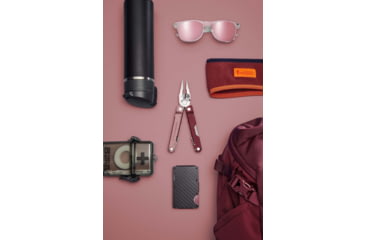 Image of Leatherman Rebar 2.9in Multi-Tool, 420HC Stainless Steel, Heathered Cranberry, Cranberry, 833316