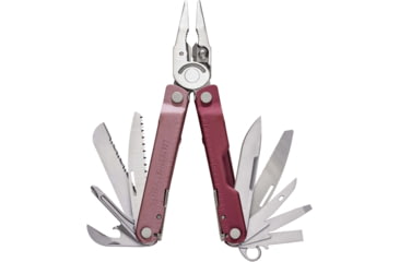 Image of Leatherman Rebar 2.9in Multi-Tool, 420HC Stainless Steel, Heathered Cranberry, Cranberry, 833316
