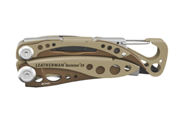 Image of Leatherman Skeletool CX 2.6in Multi-Tools, 154CM Stainless Steel, Sandstorm, 833546