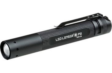 Image of Led Lenser 880046 P2 Black Carrying Case Flashlight