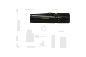Image of LED Lenser IL4 3x AA Compact Flashlight, 340 Lumens, Box, Black, 880434