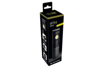 Image of LED Lenser IW7R Li-Ion Rechargeable LED Work Light, 600 Lumens, Box, Black, 502005