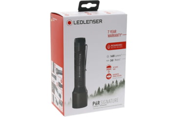Image of LED Lenser P6R Signature Flashlight, Li-ion 3.63V, Black, 880521