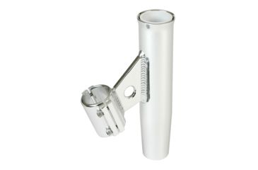 Image of Lee's Tackle Clamp-On Rod Holder - Silver Aluminum - Vertical Mount - Fits 1.315" O.D. Pipe 31275