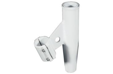Image of Lee's Tackle Clamp-On Rod Holder - White Aluminum - Vertical Mount - Fits 1.050 O.D. Pipe 59860