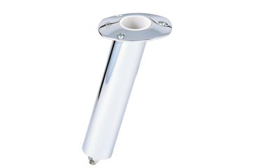 Image of Lee's Tackle Stainless Steel Swivel Base Flush Mount Rod Holder 2.25" OD X 10.5" Tube 15 31166