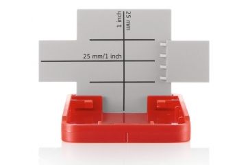 Image of Leica Disto GZM3 DISTO Template/Countertop Target Plate, Red/White 820943