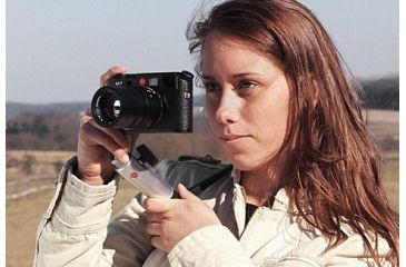 Image of Leica table tripod used on a shoulder