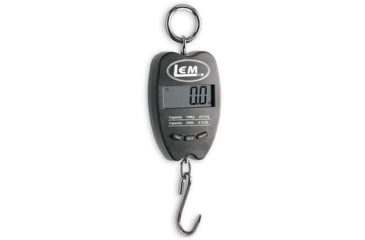 Image of LEM Products 330lb Hanging Scale, Black/Chrome, 1018