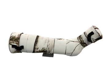 Image of LensCoat Vortex Razor 65 HD Angled Spotting Scope Cover, Snow, ssvo65SN