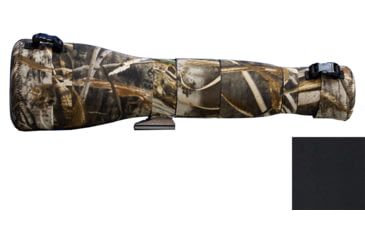 Image of LensCoat Vortex Razor 85 HD Straight Spotting Scope Cover, Black, SSVO85sBK