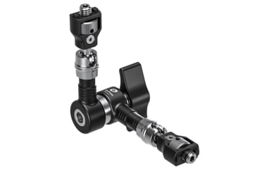 Image of Leofoto AM-5 Kit Versa Magic Arm Heavy-Duty w/Anti-Twist Adapter, 1/4th Mounting Screws, Black, AM-5-KIT