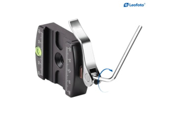 Image of Leofoto LH-30LR Ball Head w/ LR-50 Lever-Release Clamp, Arca, Black, LH-30LR