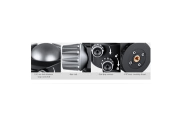 Image of Leofoto LH-40 Series Low Profile Ball Head &amp; QR Plate, Arca, Black, LH-40