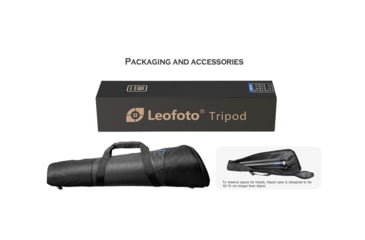 Image of Leofoto LM-324CL X Version Tripod w/ 75mm Bowl&amp;Platform, Black, LM-324CLX