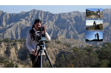 Image of Leofoto LN-404C Heavy Duty Tripod w/ 100mm Bowl/Platform &amp; Bag, Black, LN-404C