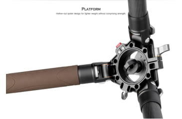 Image of Leofoto LN-404C Heavy Duty Tripod w/ 100mm Bowl/Platform &amp; Bag, Black, LN-404C