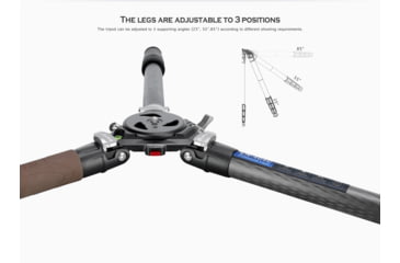 Image of Leofoto LN-404C Heavy Duty Tripod w/ 100mm Bowl/Platform &amp; Bag, Black, LN-404C