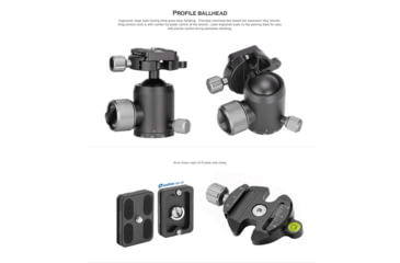 Image of Leofoto LX-284CT/XB-38 Reversible Travel Tripod w/ Ball Head Set, Black, LX-284CT+XB-38