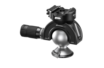 Image of Leofoto MH-60LRC Lever-Release Hybrid Clamp Panning Dynamic Head /w Handlebar Control, Arca/Picatinny, Black, MH-60LRC