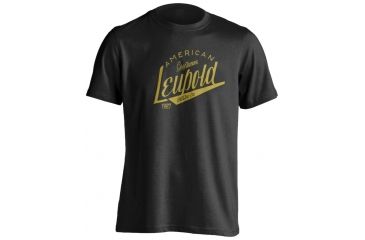Image of Leupold American Craftsman Short Sleeve Shirt - Mens, Cotton/Poly Blend, Black, Large 175142