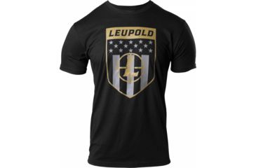 Image of Leupold American Reticle Badge Premium Tee - Mens, Black, M, 179112