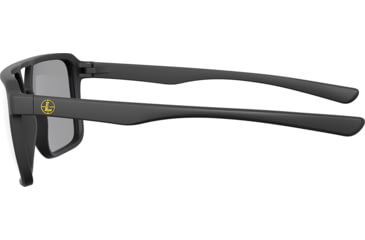 Image of Leupold Bridger Sunglasses, Matte Black Frame, Shadow Gray Flash Lens, 182672