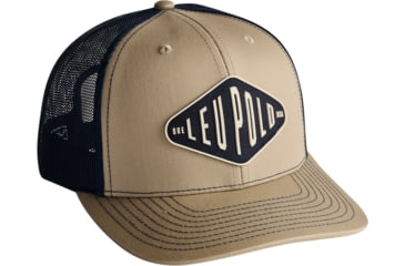 Image of Leupold Diamond Badge Trucker Hat, One Size, Khaki, 186769