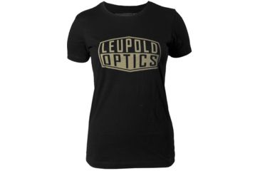 Image of Leupold Gold Badge Premium Tee - Womens, Black, S, 178233
