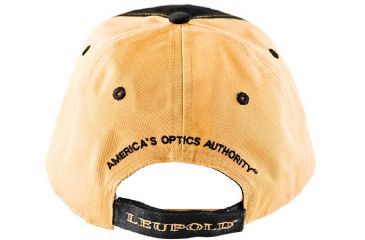 Image of Leupold Black/Gold Twill Cap