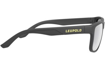 Image of Leupold Katmai Sunglasses, Matte Black Frame, Square Shadow Gray Flash Lens, Polarized, Narrow-Regular, 179097