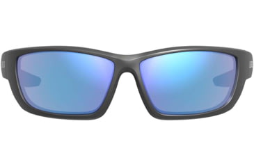 Image of LEU 186746 CHEYENNE MATTE BLACK BLUE MIRROR