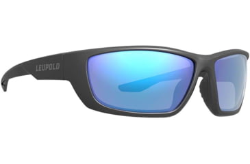 Image of LEU 186746 CHEYENNE MATTE BLACK BLUE MIRROR
