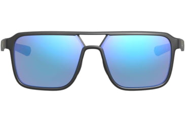 Image of Leupold Bridger Sunglasses, Matte Black Frame, Blue Mirror Lens, 186748