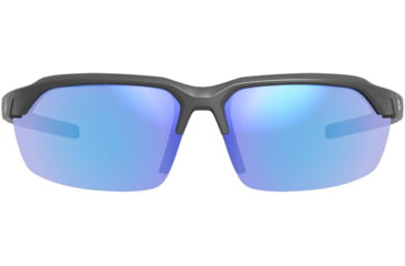 Image of LEU 186754 TRACER MATTE BLACK BLUE MIRROR