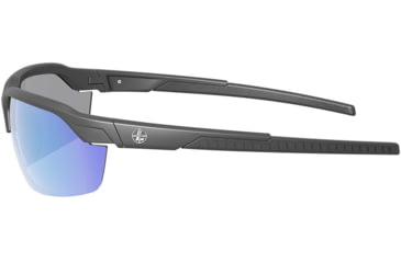 Image of LEU 186754 TRACER MATTE BLACK BLUE MIRROR