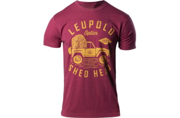 Image of Leupold Shed Head Tee - Mens, Cardinal Heather, Medium, 180267