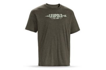 Image of Leupold SS Arrow Tee Brown Heather Medium 170534